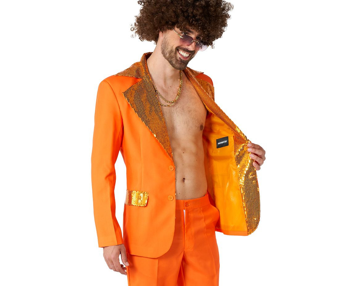Suit Disco Suit Orange, size  48/50 (M)